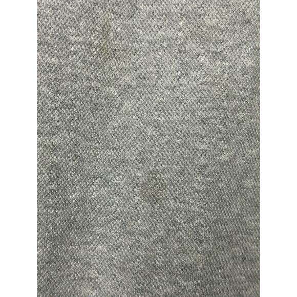 Tommy Hilfiger Unisex Grey Long Sleeve Quarter Zip Pullover Distressed Size XL - Picture 6 of 10